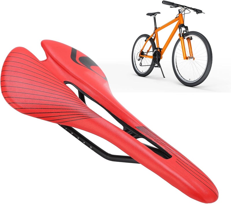 woobles Saddle, Waterproof Road Bike Cushion Breathable Hollow Cycling Racing Saddle - Image 5